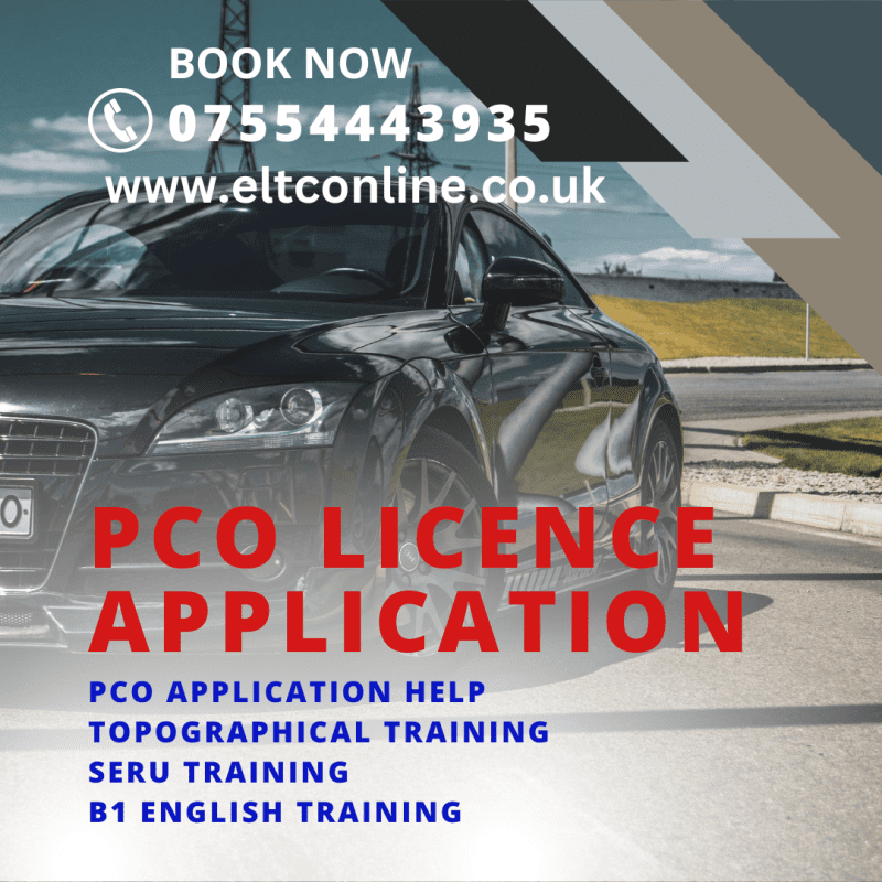 pco licence application