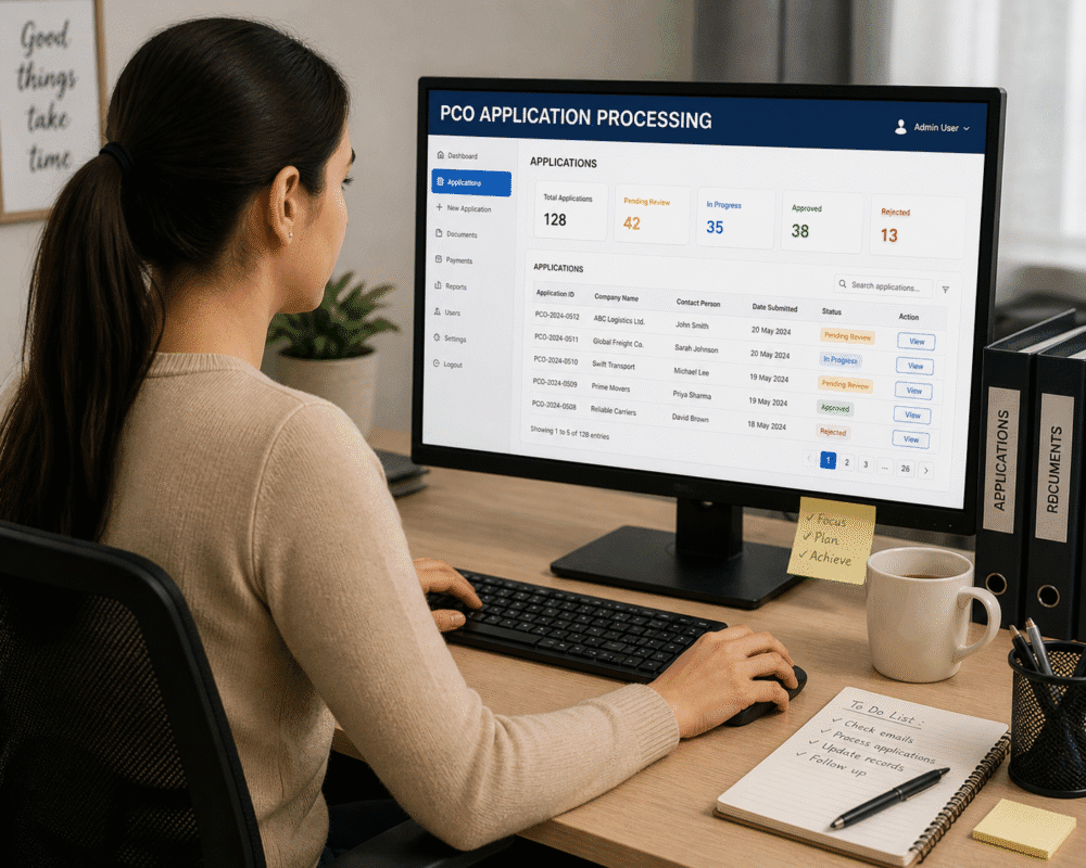 PCO Application process